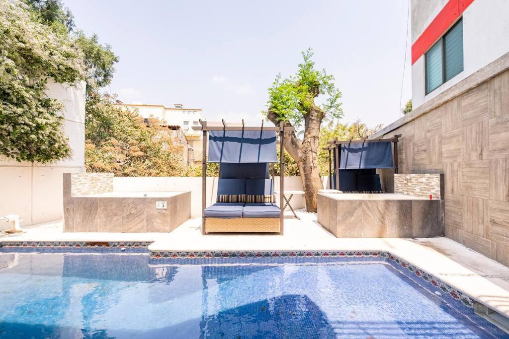 Апартаменти Loft Arte Y Diseno, Terraza, Asador, 3 Pantallas "Cuernavaca Somos El Unico Airbn Que Te Ofrece 2 Exclusivos Jacuzzis Profesionales Con Agua Caliente Y Sistema De Hidromasaje, Tipo Spa" Fraccionamiento Vigilancia 24 Horas Екстер'єр фото